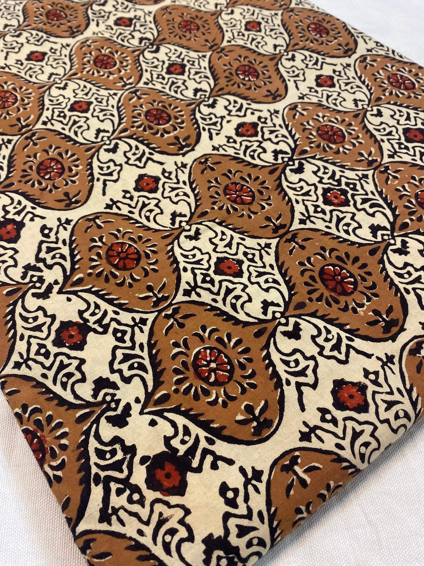 Beautiful Hand Block Printed Fabric, Cotton Fabric, Indian Fabric, fabric by yard, Block Printed Cotton womens clothing - Maple Village Lane