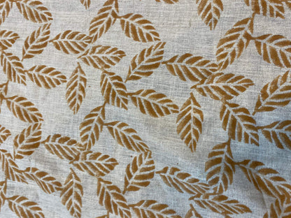 58" inches Indian Hand Block Print Fabric, Indian Linen Fabric, Block Print Fabric, Designer Floral Printing Fabric, Upholstery fabric,