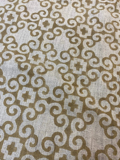 Linen fabric, Fabric by yard, Hand printed fabric, Block Print Fabric, Indian Fabric