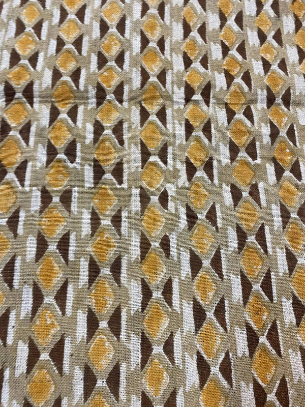 Eloise Hand Block Print Linen