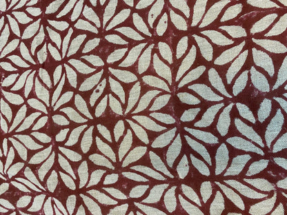 58" inches Indian Hand Block Print Fabric, Indian Linen Fabric, Block Print Fabric, Designer Floral Printing Fabric, Upholstery fabric,