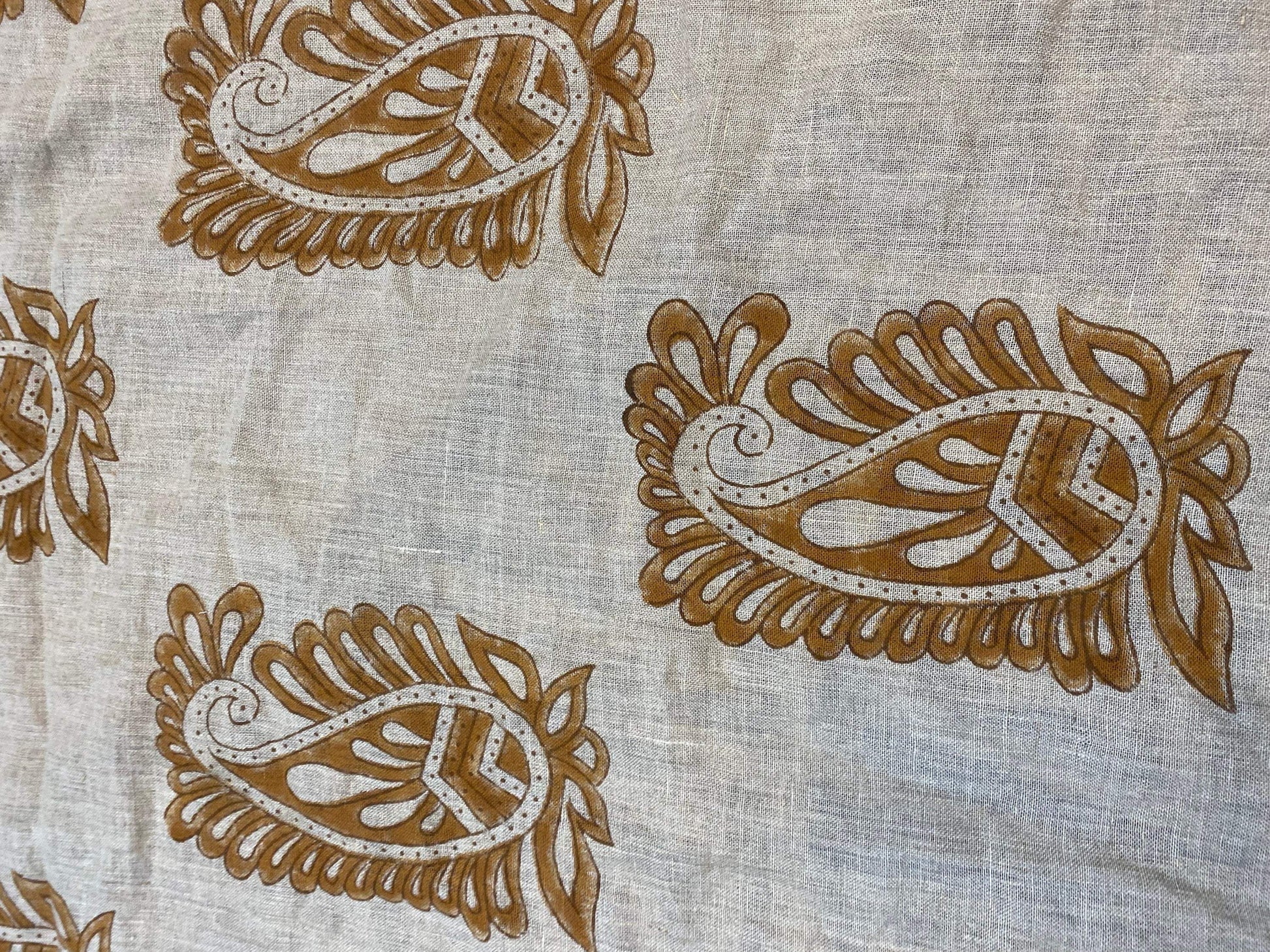 Linen fabric, Fabric by yard, Hand printed fabric, Block Print Fabric, Indian Fabric