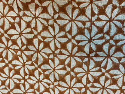 58" inches Indian Hand Block Print Fabric, Indian Linen Fabric, Block Print Fabric, Designer Floral Printing Fabric, Upholstery fabric,