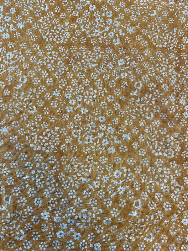 Lula Block Printed Linen Fabric