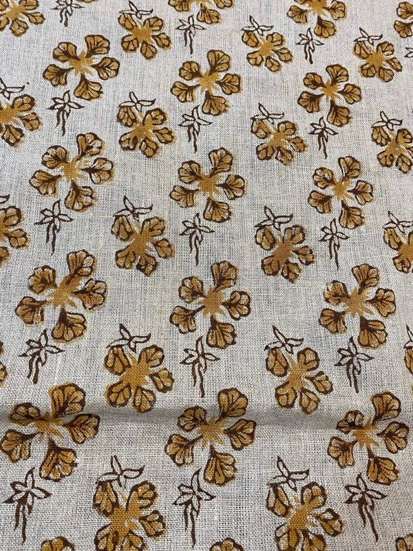 Amaris Hand Block Printed Linen