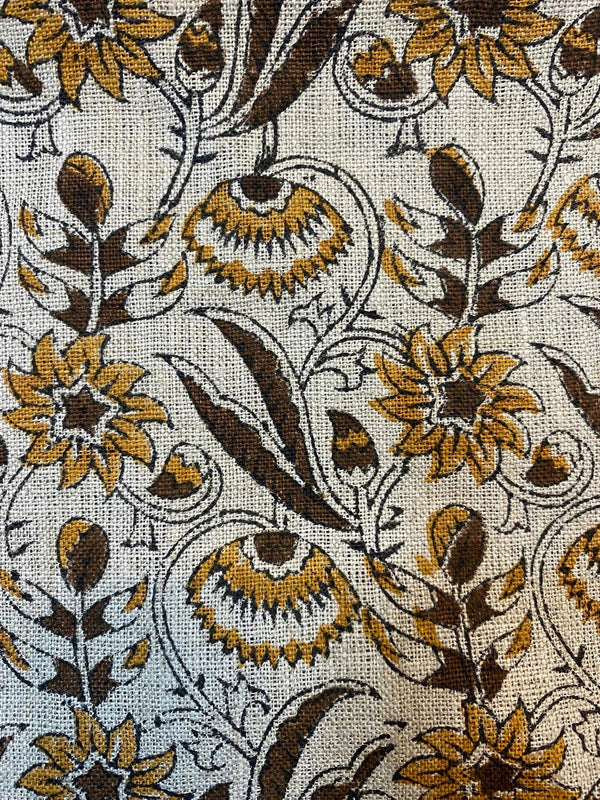 Isis Block Print Linen
