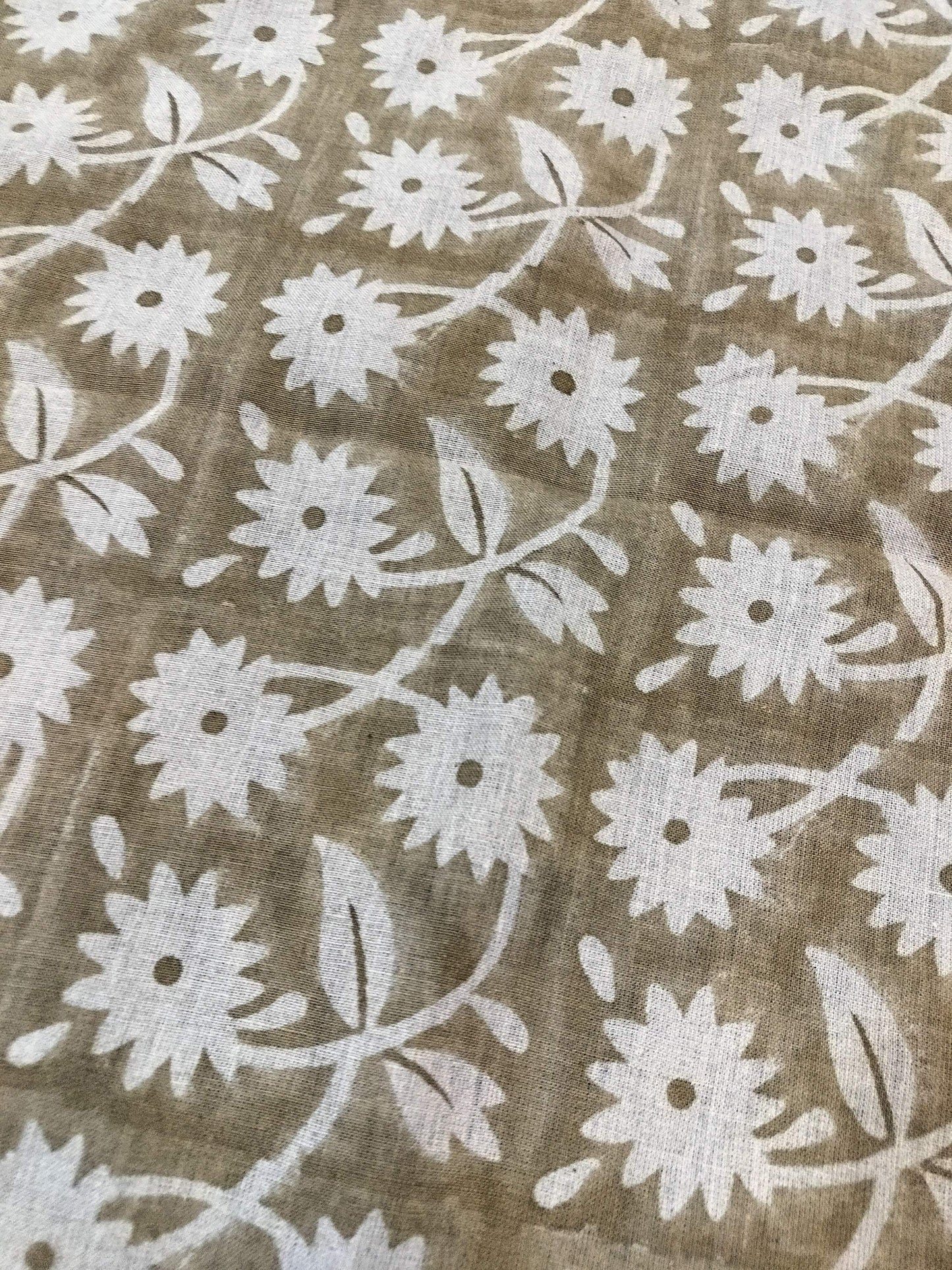 Thick 58"  Handloom Linen Fabric Linen Fabric Flower , Upholstery Fabric, Pillow Cover ,Thick Linen Fabric, Pillow Cover , Drapery Fabric