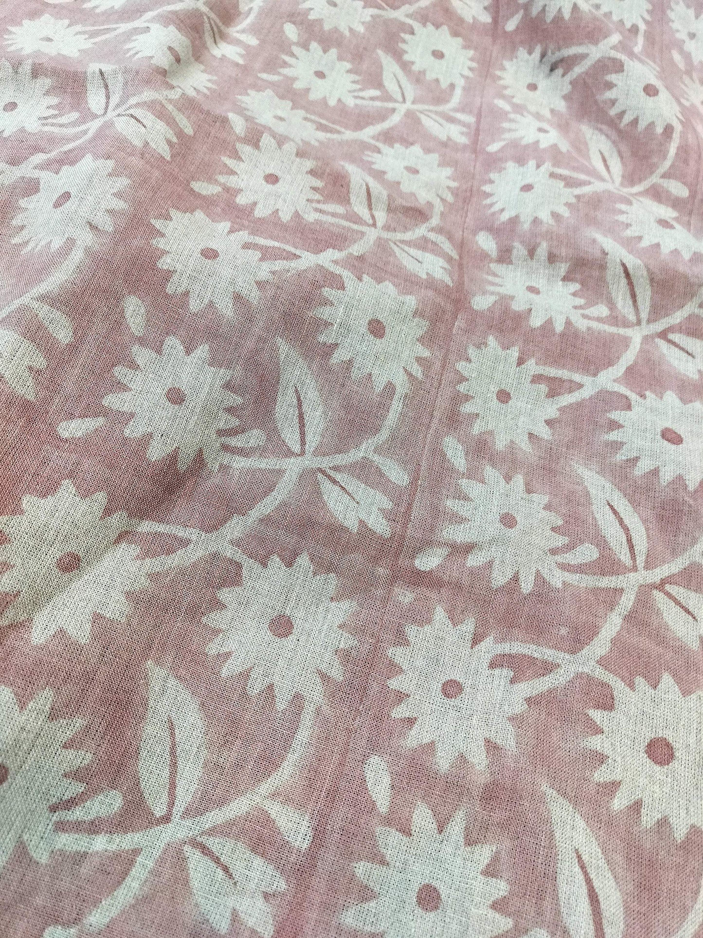 Linen fabric, Fabric by yard, Hand printed fabric, Block Print Fabric, Indian Fabric