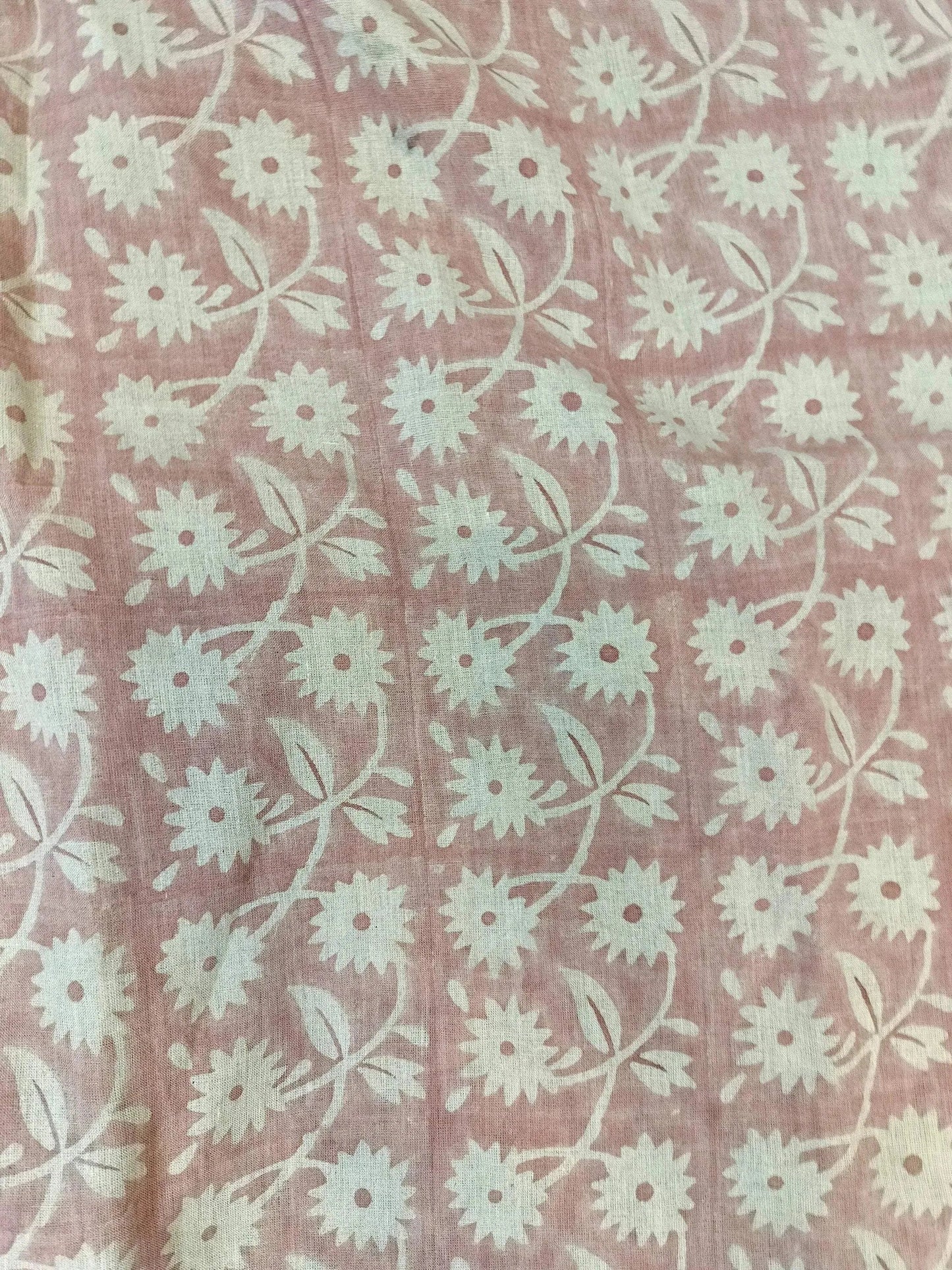 Thick 58" Handloom Linen Fabric Linen Fabric Flower , Upholstery Fabric, Pillow Cover ,Thick Linen Fabric, Pillow Cover , Drapery Fabric - Maple Village Lane