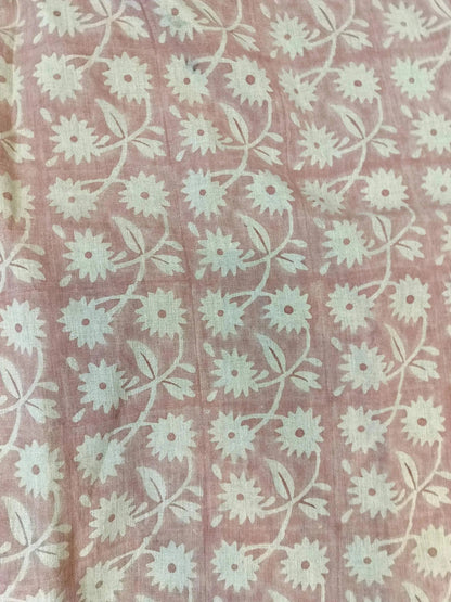 Thick 58" Handloom Linen Fabric Linen Fabric Flower , Upholstery Fabric, Pillow Cover ,Thick Linen Fabric, Pillow Cover , Drapery Fabric - Maple Village Lane