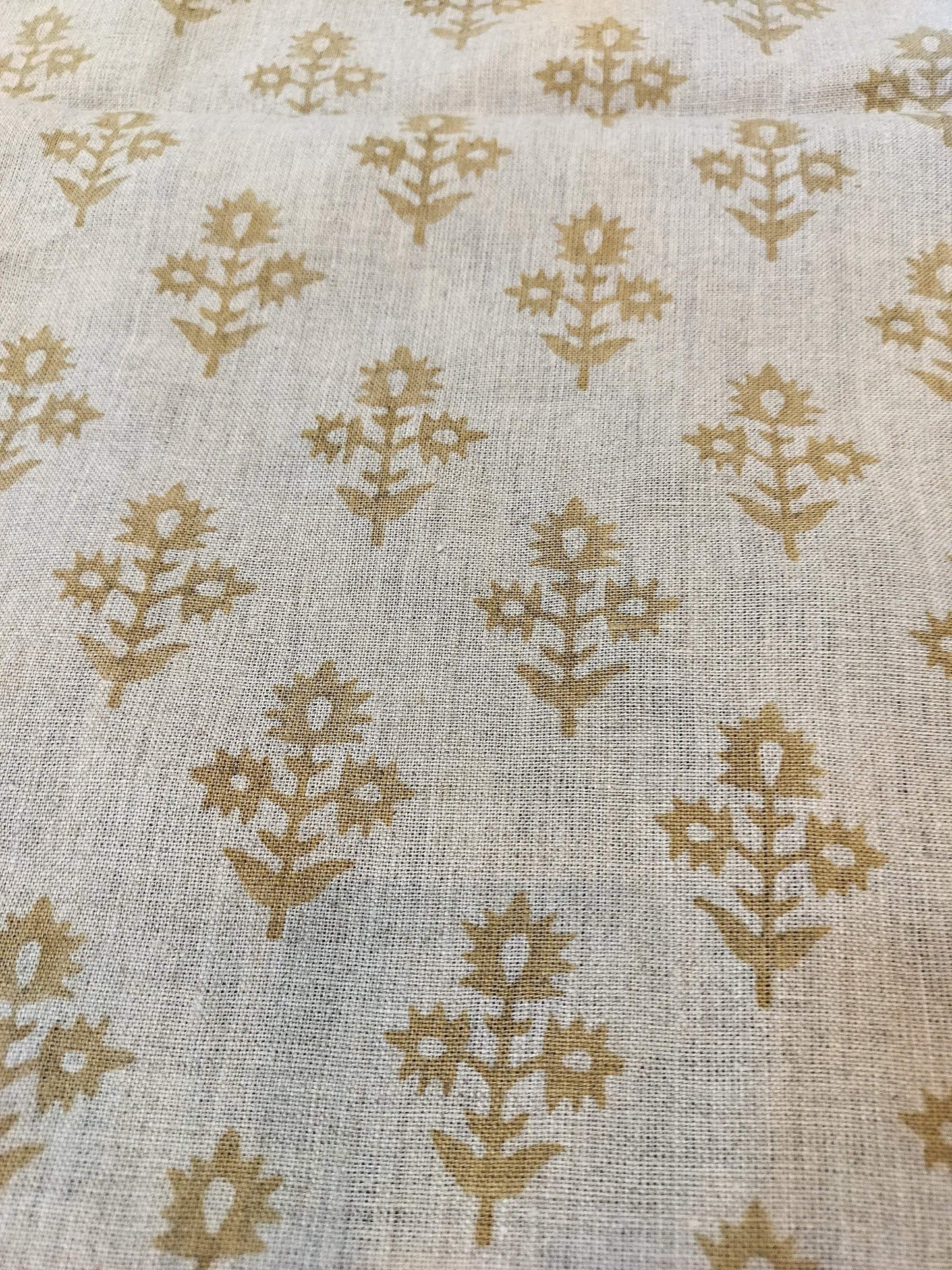 Thick 58"  Handloom Linen Fabric Linen Fabric Flower , Upholstery Fabric, Pillow Cover ,Thick Linen Fabric, Pillow Cover , Drapery Fabric