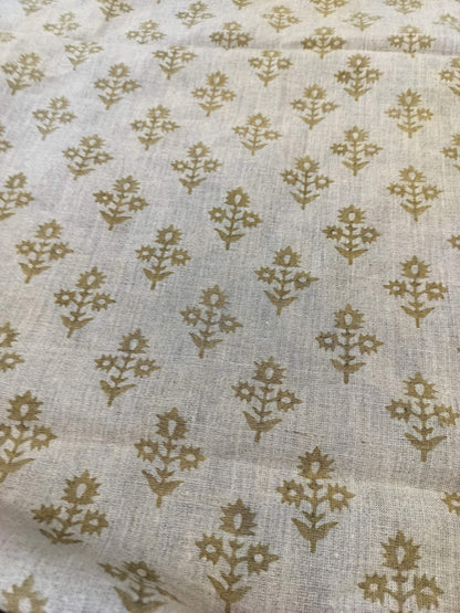 Thick 58"  Handloom Linen Fabric Linen Fabric Flower , Upholstery Fabric, Pillow Cover ,Thick Linen Fabric, Pillow Cover , Drapery Fabric