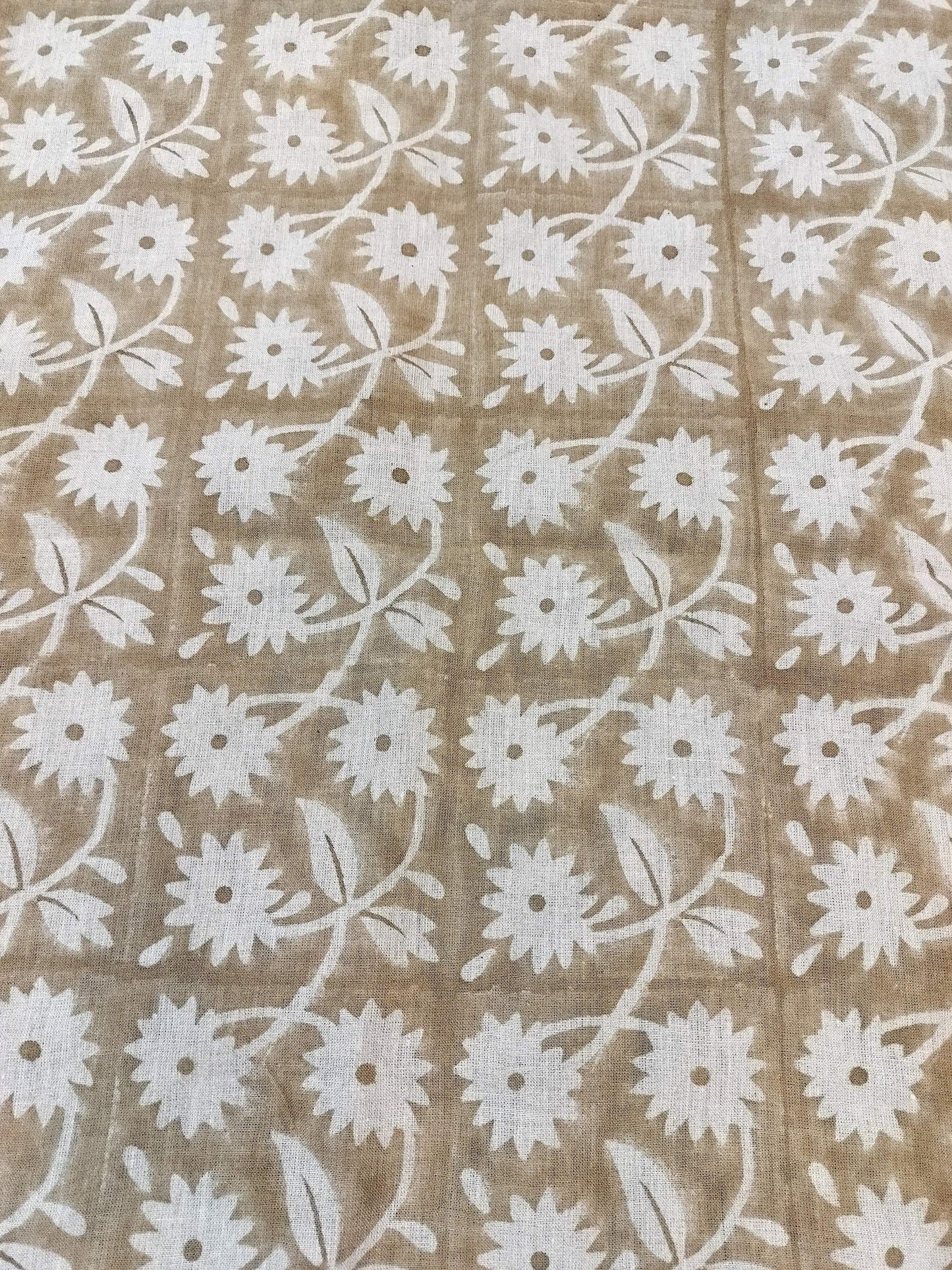 Thick 58"  Handloom Linen Fabric Linen Fabric Flower , Upholstery Fabric, Pillow Cover ,Thick Linen Fabric, Pillow Cover , Drapery Fabric