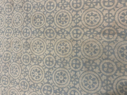 58" inches Hand Block Printed Linen Fabric , Home Decor Best Linen Fabric for decor, pillows ,upholstery, curtain