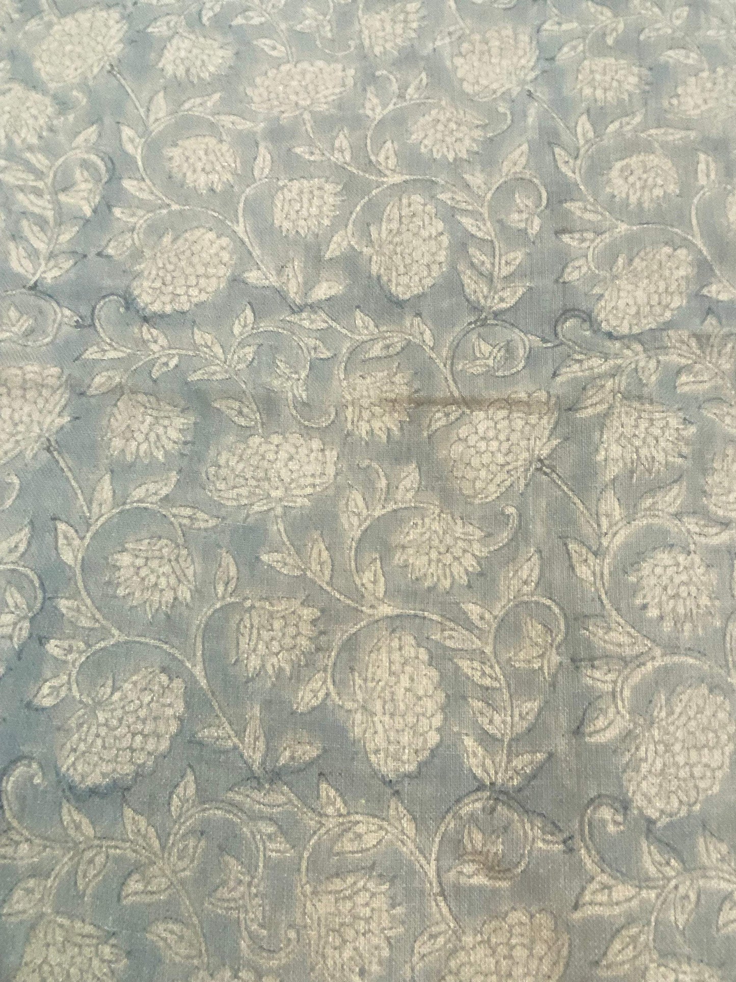 58" inches Hand Block Printed Linen Fabric , Home Decor Best Linen Fabric for decor, pillows ,upholstery, curtain