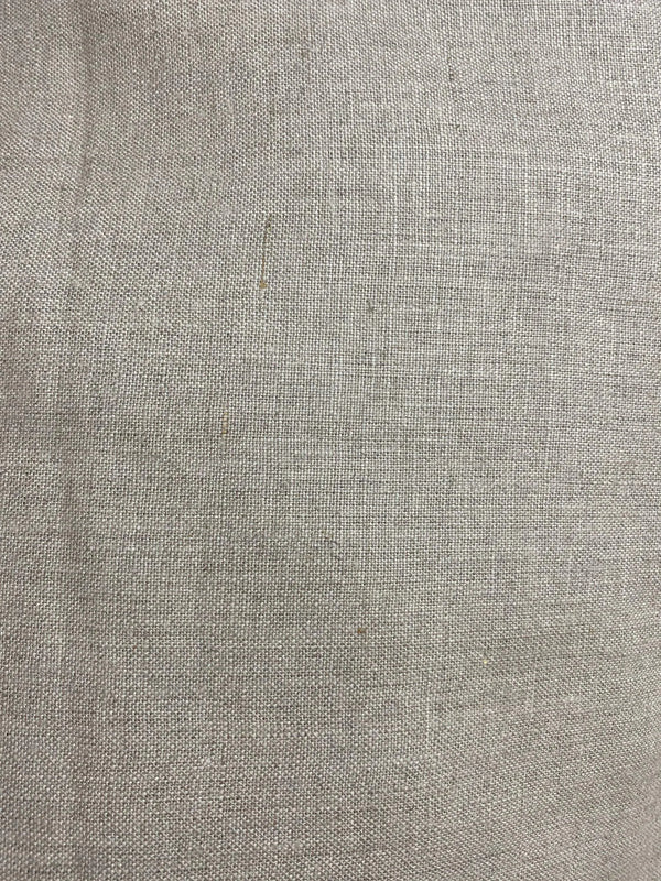Vita Beige Plain Linen Fabric