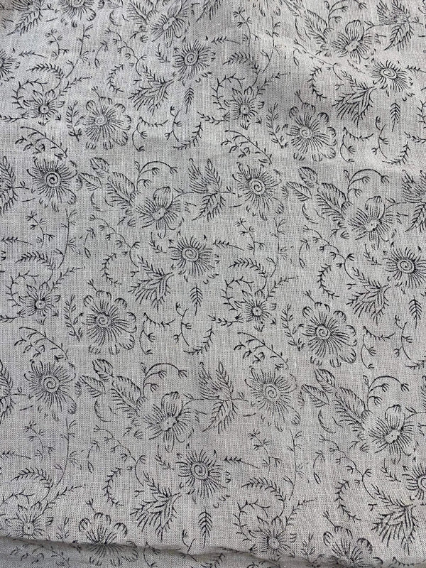 Rosa Block Print Linen
