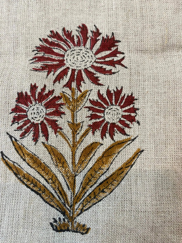 Zella Hand Block Linen