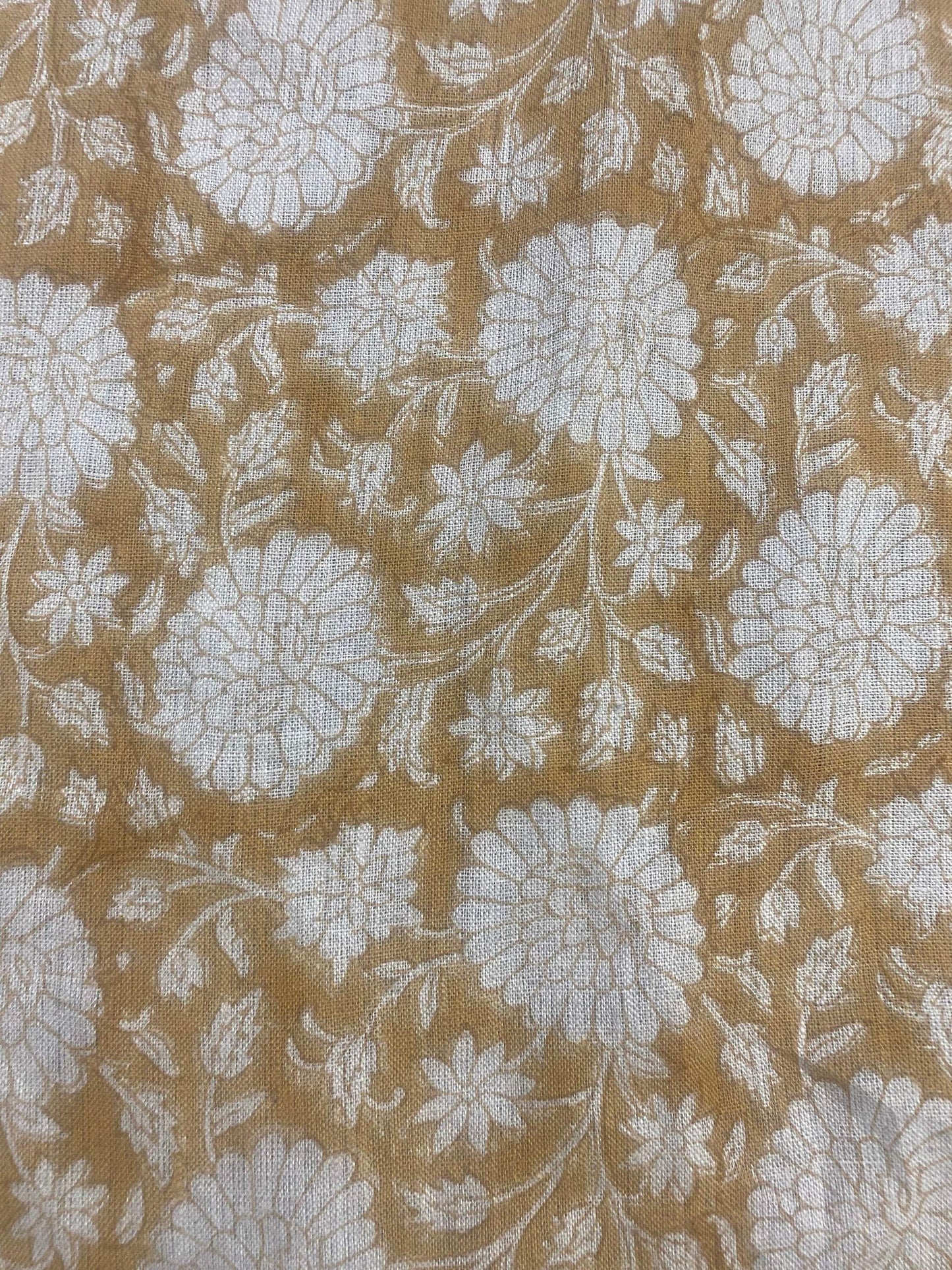 58" inches Hand Block Printed Linen Fabric , Home Decor Best Linen Fabric for decor, pillows ,upholstery, curtain