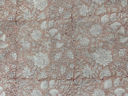 58" inches Hand Block Printed Linen Fabric , Home Decor Best Linen Fabric for decor, pillows ,upholstery, curtain