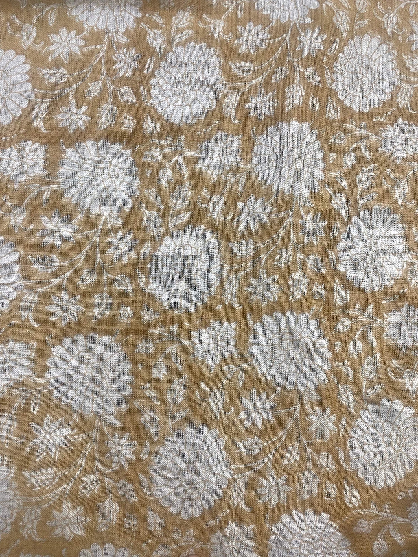 58" inches Hand Block Printed Linen Fabric , Home Decor Best Linen Fabric for decor, pillows ,upholstery, curtain