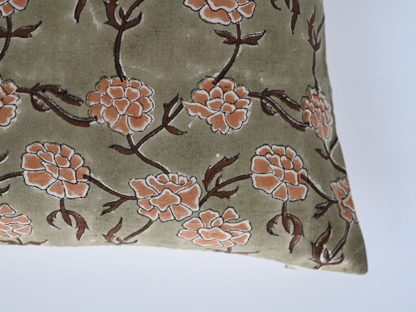 Hazel Block Print Pillow Cover