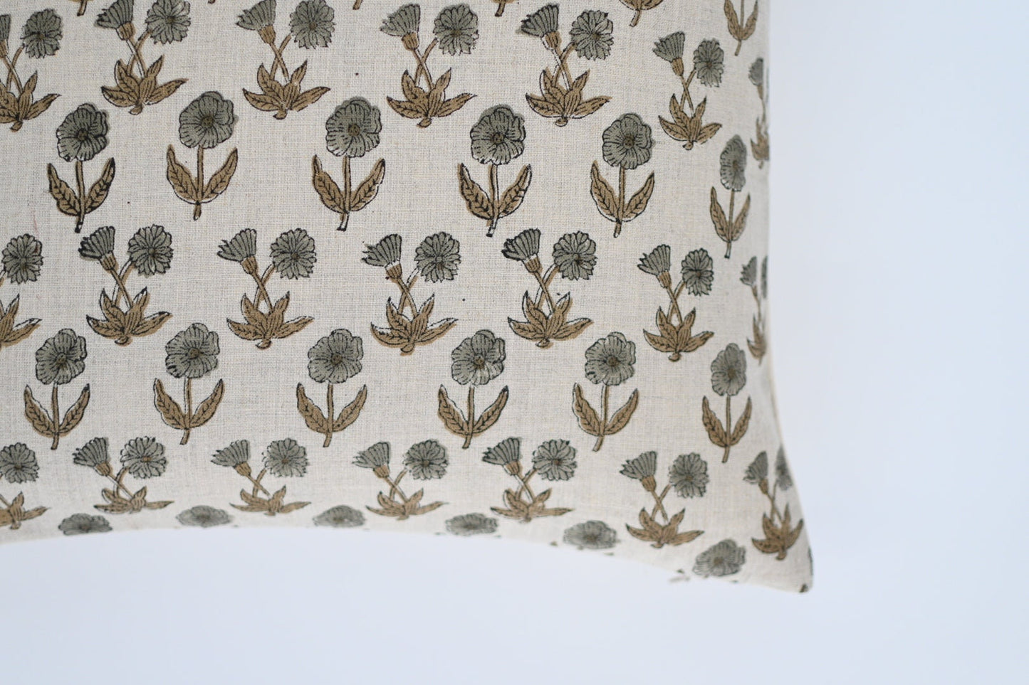 Lillian Block Print Pillow Cover