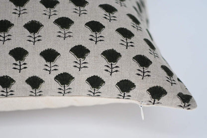 Emily Block Print Pillow Cover - Maple Village Lane