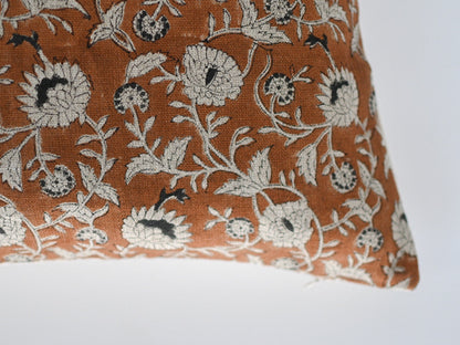 Martha Block Print Pillow Cover