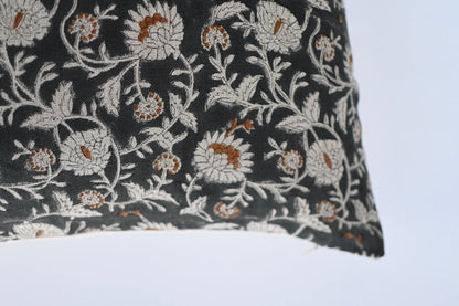 Benjamin Block Print Pillow Cover