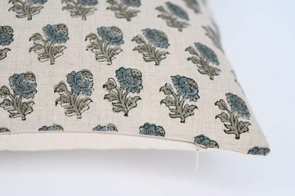 Sarah Block Print Pillow Cover - Maple Village Lane