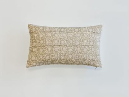 Genevieve Block Print Pillow Cover