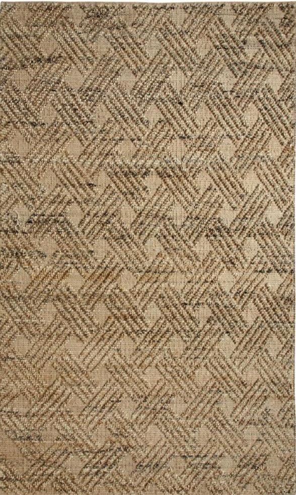 herringbone-natural-fiber-jute-wool-rug - Maple Village Lane