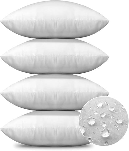 Outdoor Water Resistant Throw Pillow Inserts